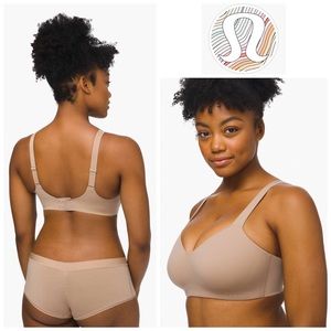 LULULEMON 32D Hold True Bra Soft Sand Size 32D